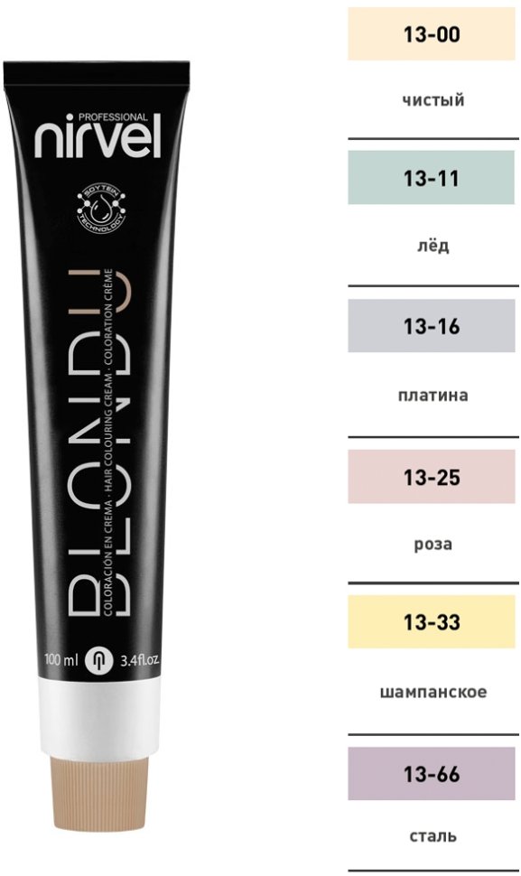 Nirvel ARTX BlondU Суперосветляющий ряд 