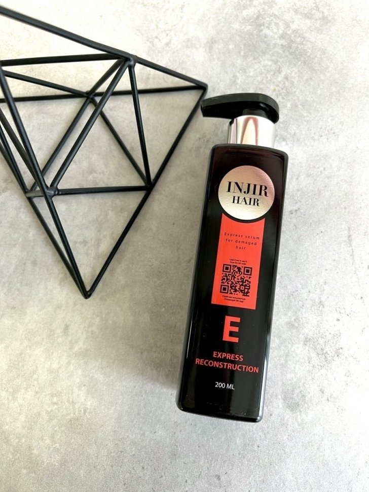 Сыворотка экспресс ухода для прямых волос Injir Hair E