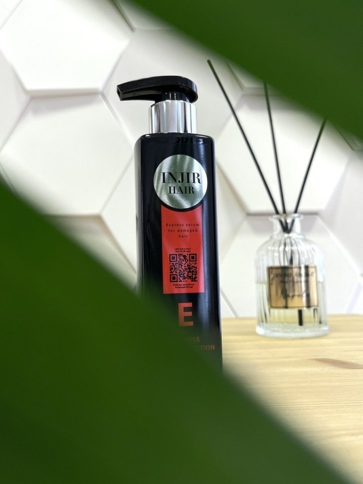 Сыворотка экспресс ухода для прямых волос Injir Hair E