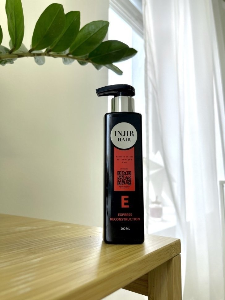 Сыворотка экспресс ухода для прямых волос Injir Hair E