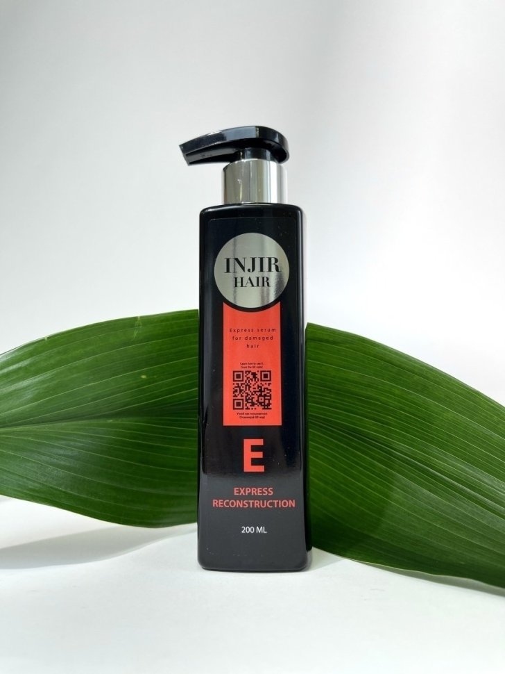 Сыворотка экспресс ухода для прямых волос Injir Hair E