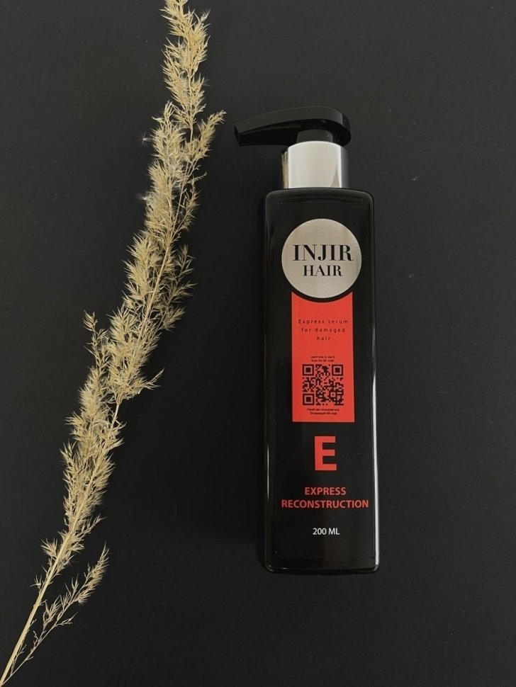 Сыворотка экспресс ухода для прямых волос Injir Hair E