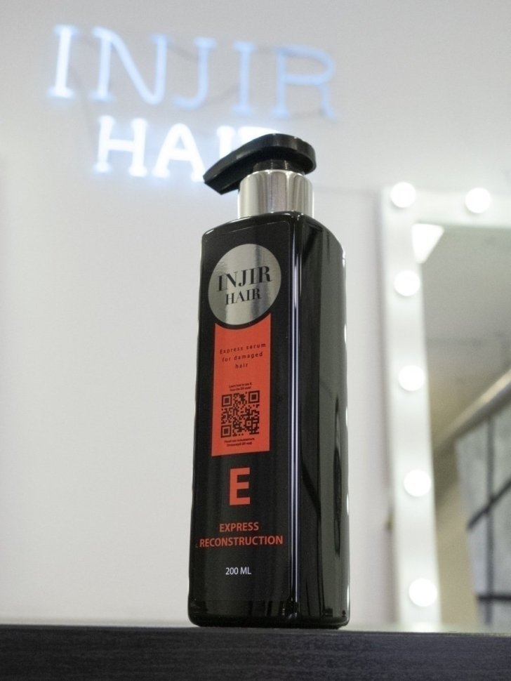 Сыворотка экспресс ухода для прямых волос Injir Hair E