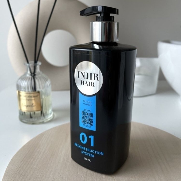 Injir Hair Reconstruction System #01 (micellar shampoo, мицеллярный шампунь)