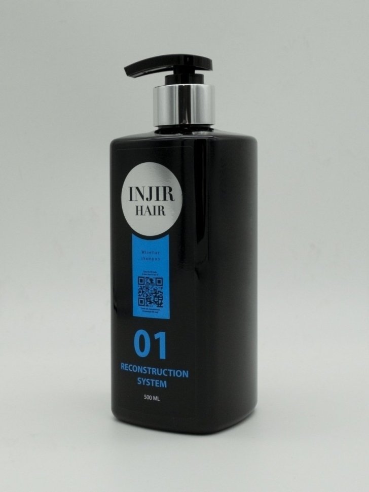 Injir Hair Reconstruction System #01 (micellar shampoo, мицеллярный шампунь)